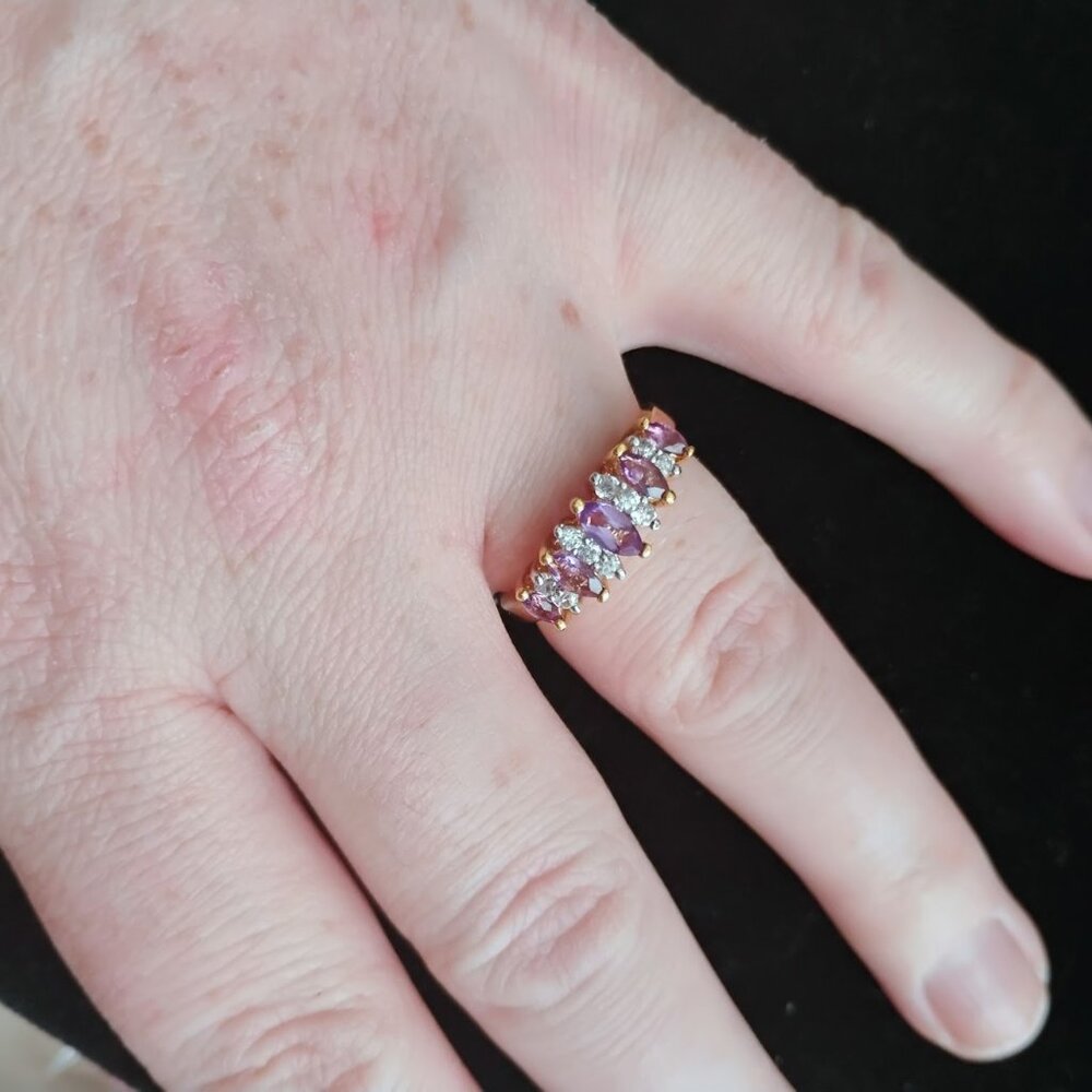 Purple Stoned Ring